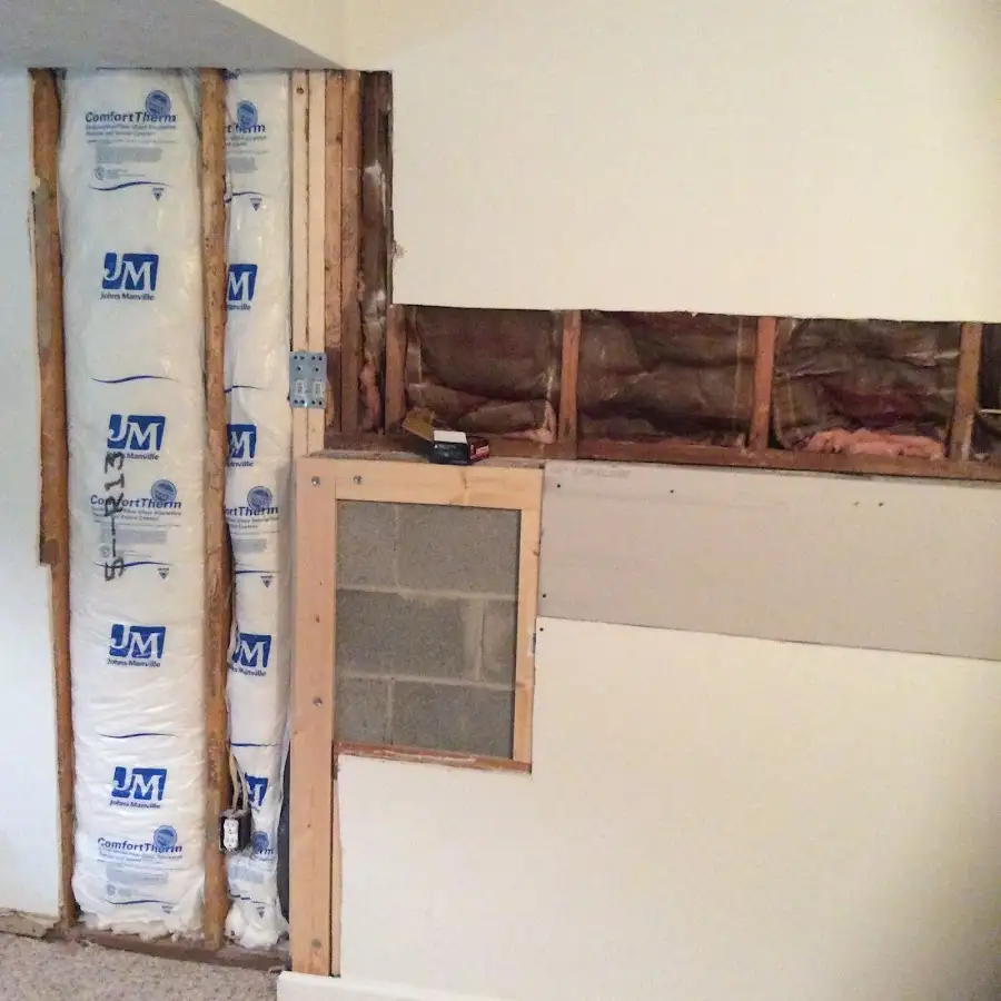 Wall insulation replacement during Contents Cleaning & Restoration in Goodlettsville